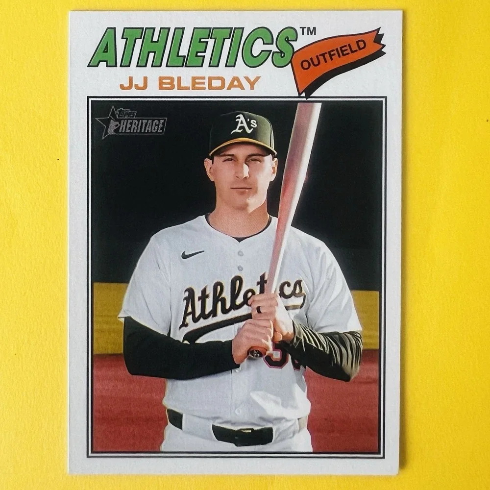 2026 Topps Heritage Baseball JJ Bleday #236 Athletics Base
